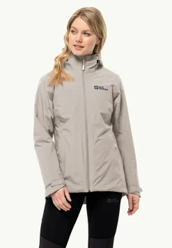 Jack Wolfskin Glaabach 3in1 Jkt W|DAMES Wandelen|Voor- En Najaarsjacks/-Jassen