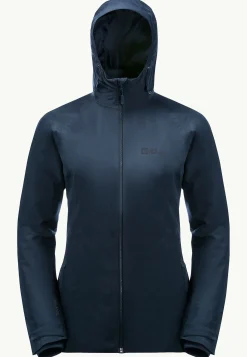 Jack Wolfskin Glaabach 3in1 Jkt W|DAMES Wandelen|Voor- En Najaarsjacks/-Jassen