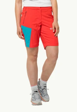 Jack Wolfskin Glastal Shorts W|DAMES Wandelen|Rokken & Shorts