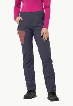 Jack Wolfskin Glastal Winter Pants W|DAMES Wandelen|Softshellbroeken