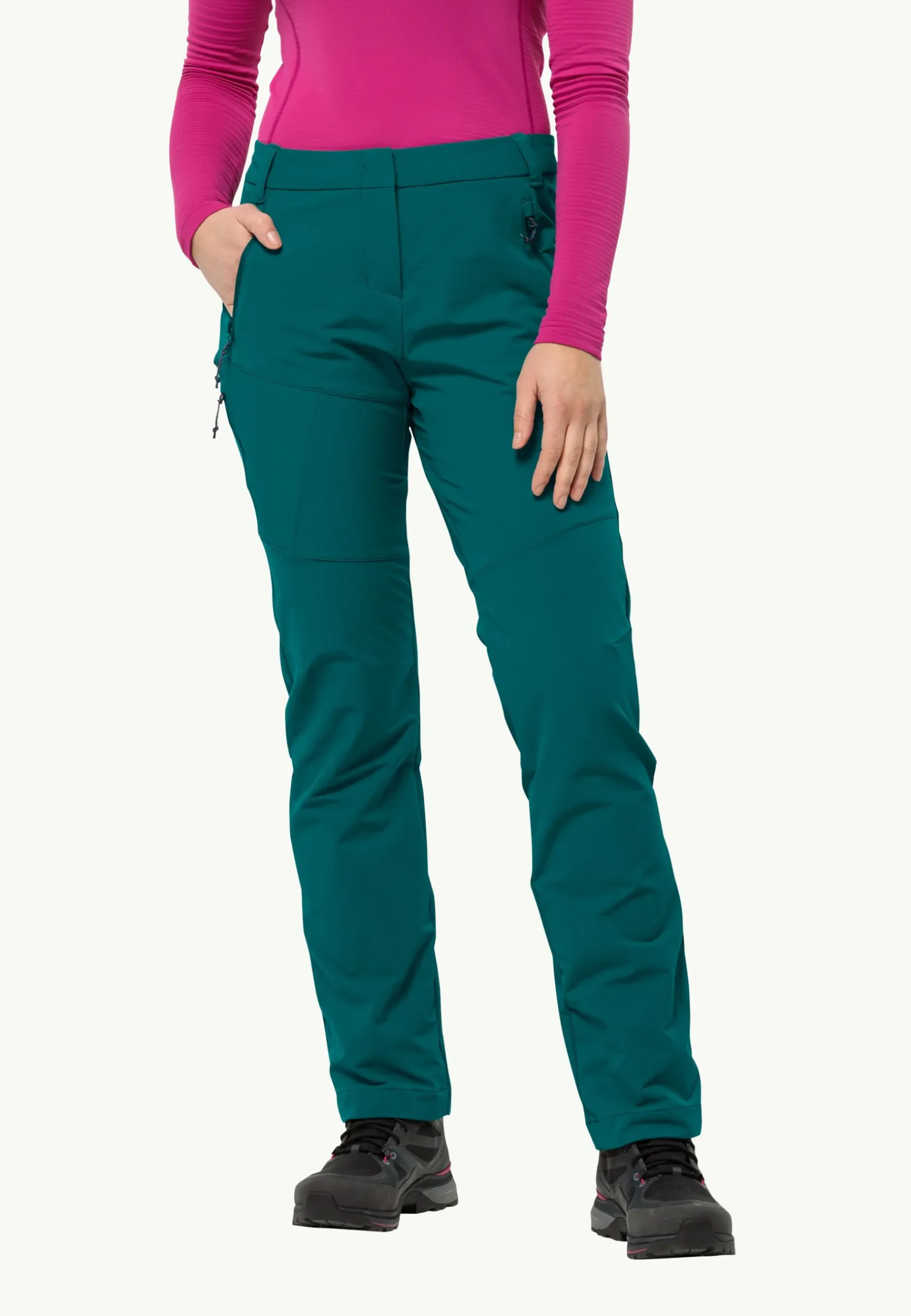 Jack Wolfskin Glastal Winter Pants W|DAMES Wandelen|Softshellbroeken