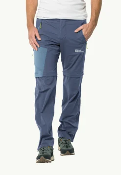 Jack Wolfskin Glastal Zip Away Pants M|Heren Wandelen|Softshellbroeken