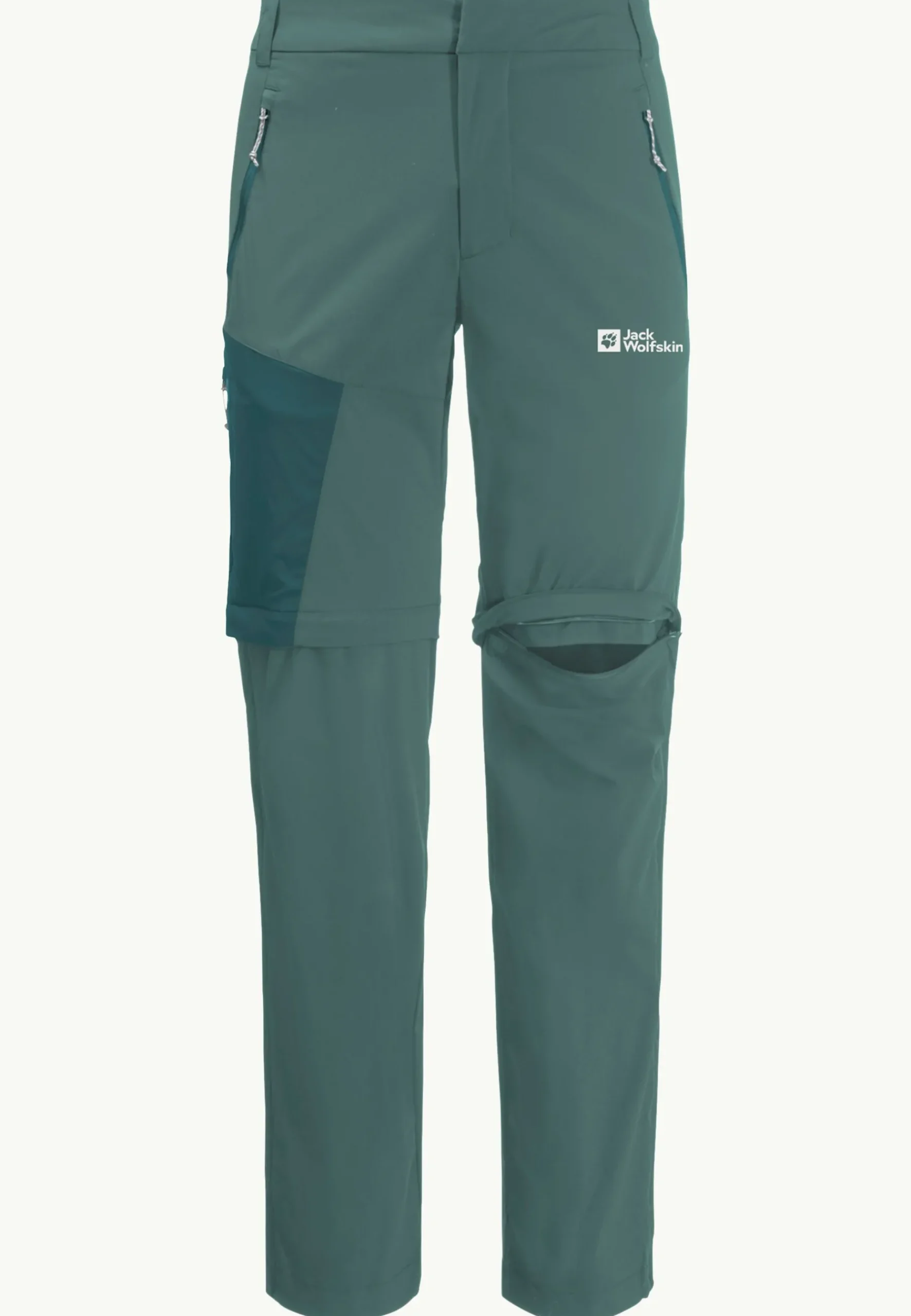 Jack Wolfskin Glastal Zip Away Pants M|Heren Wandelen|Softshellbroeken