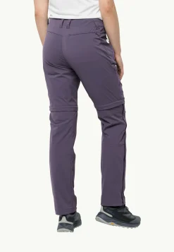 Jack Wolfskin Glastal Zip Away Pants W|DAMES Wandelen|Softshellbroeken