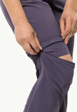 Jack Wolfskin Glastal Zip Away Pants W|DAMES Wandelen|Softshellbroeken