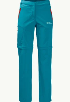 Jack Wolfskin Glastal Zip Away Pants W|DAMES Wandelen|Softshellbroeken