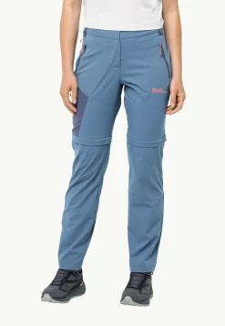Jack Wolfskin Glastal Zip Away Pants W|DAMES Wandelen|Softshellbroeken