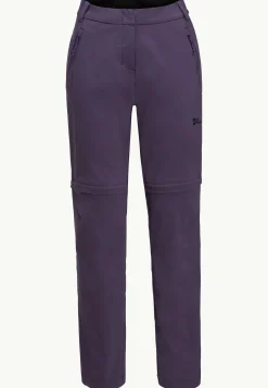 Jack Wolfskin Glastal Zip Off Pants W|DAMES Wandelen|Softshellbroeken