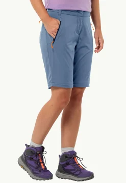 Jack Wolfskin Glastal Zip Off Pants W|DAMES Wandelen|Softshellbroeken