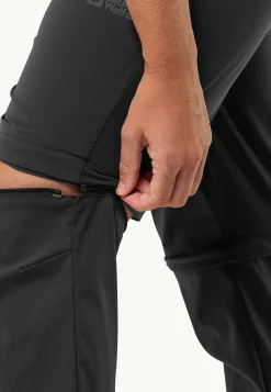 Jack Wolfskin Glastal Zip Off Pants W|DAMES Wandelen|Softshellbroeken