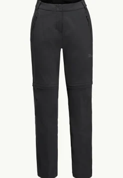 Jack Wolfskin Glastal Zip Off Pants W|DAMES Wandelen|Softshellbroeken