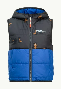 Jack Wolfskin Gleely Ins Hooded Vest K|Kinderen Voor- En Najaarsjacks/-Jassen|Fleece