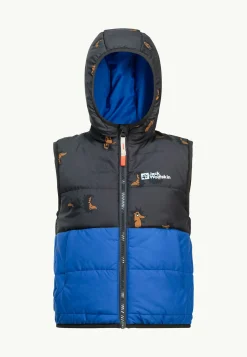 Jack Wolfskin Gleely Ins Hooded Vest K|Kinderen Voor- En Najaarsjacks/-Jassen|Fleece