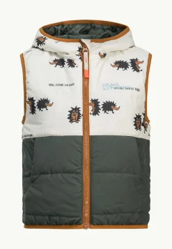 Jack Wolfskin Gleely Ins Hooded Vest K|Kinderen Voor- En Najaarsjacks/-Jassen|Fleece