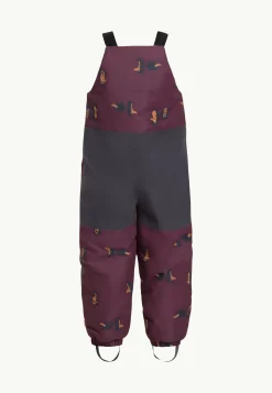 Jack Wolfskin Gleely 2l Ins Print Bib K|Kinderen Sneeuwbroeken En Sneeuwpakken|Winterjacks