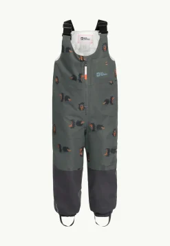 Jack Wolfskin Gleely 2l Ins Print Bib K|Kinderen Sneeuwbroeken En Sneeuwpakken|Winterjacks