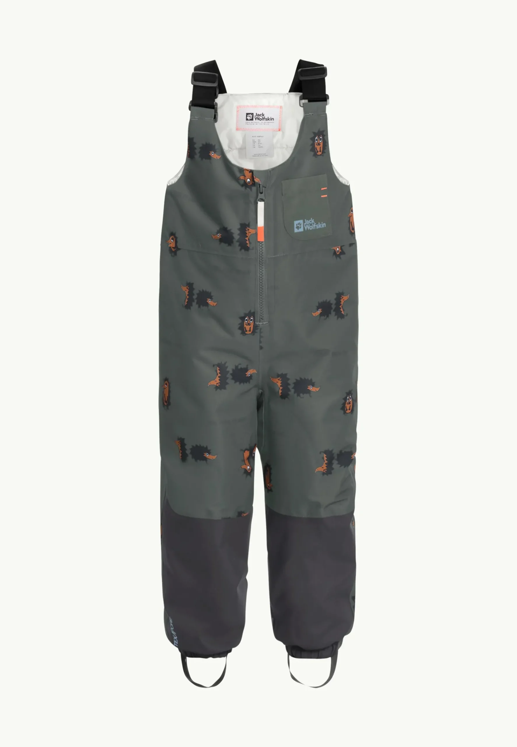 Jack Wolfskin Gleely 2l Ins Print Bib K|Kinderen Sneeuwbroeken En Sneeuwpakken|Winterjacks