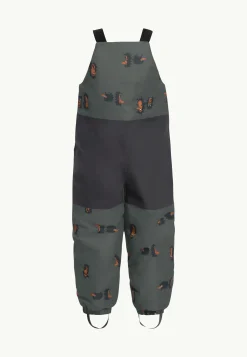 Jack Wolfskin Gleely 2l Ins Print Bib K|Kinderen Sneeuwbroeken En Sneeuwpakken|Winterjacks