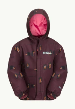 Jack Wolfskin Gleely 2l Ins Print Jkt K|Kinderen Voor- En Najaarsjacks/-Jassen|Winterjacks