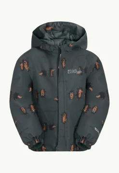 Jack Wolfskin Gleely 2l Ins Print Jkt K|Kinderen Voor- En Najaarsjacks/-Jassen|Winterjacks