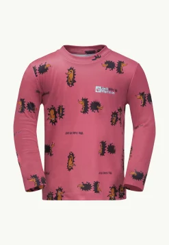 Jack Wolfskin Gleely Print Longsleeve K|Kinderen Functionele Shirts|T-Shirts & Longsleeves