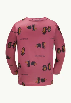 Jack Wolfskin Gleely Print Longsleeve K|Kinderen Functionele Shirts|T-Shirts & Longsleeves