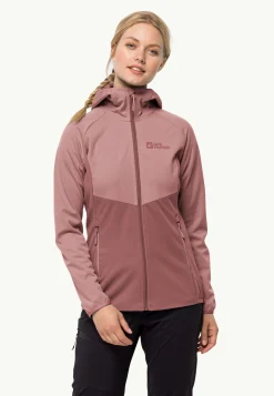 Jack Wolfskin Go Hike Softshell W|DAMES Wandelen|Voor- En Najaarsjacks/-Jassen