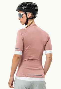Jack Wolfskin Gravex Fz S|s W|DAMES Fietsen|Functionele Shirts