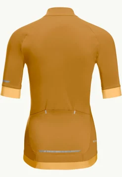 Jack Wolfskin Gravex Fz S|s W|DAMES Fietsen|Functionele Shirts