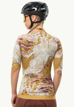 Jack Wolfskin Gravex Printed Fz S|s W|DAMES Functionele Shirts|T-Shirts & Longsleeves