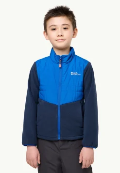 Jack Wolfskin Haldor Hybrid K|Kinderen Fleece|Fleece Jacks