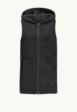 Jack Wolfskin High Curl Long Vest W|DAMES Lifestyle|Voor- En Najaarsjacks/-Jassen