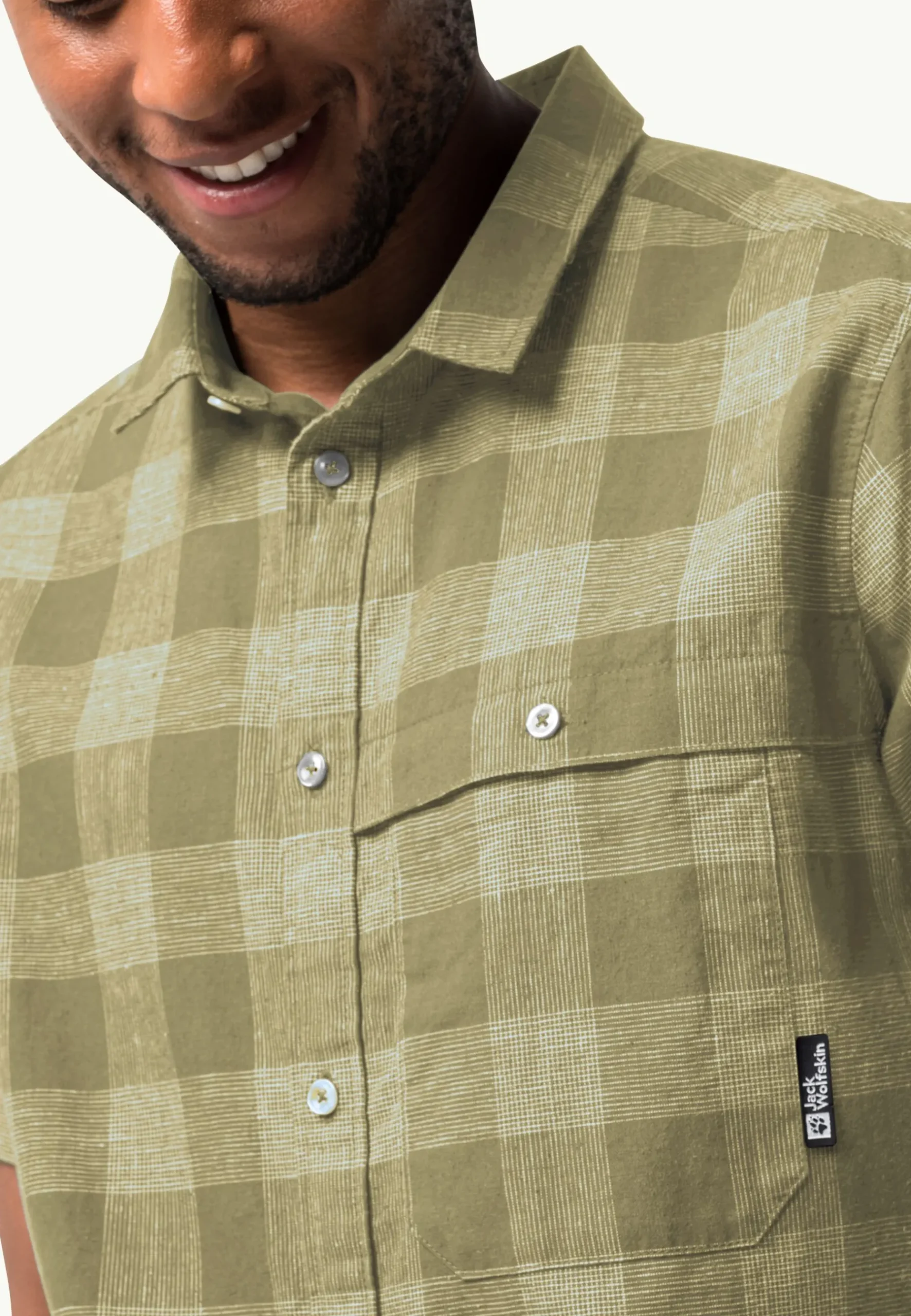Jack Wolfskin Highlands Shirt M|Heren Lifestyle|Overhemden