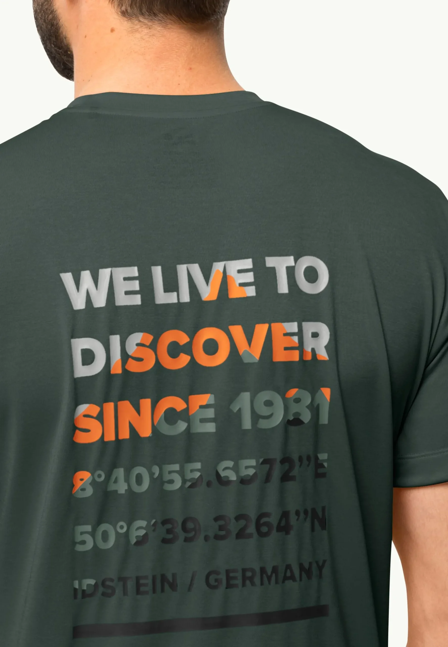Jack Wolfskin Hiking S/s T M|Heren Wandelen|Functionele Shirts