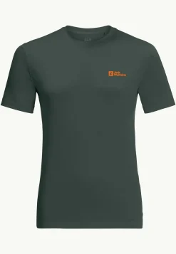 Jack Wolfskin Hiking S/s T M|Heren Wandelen|Functionele Shirts