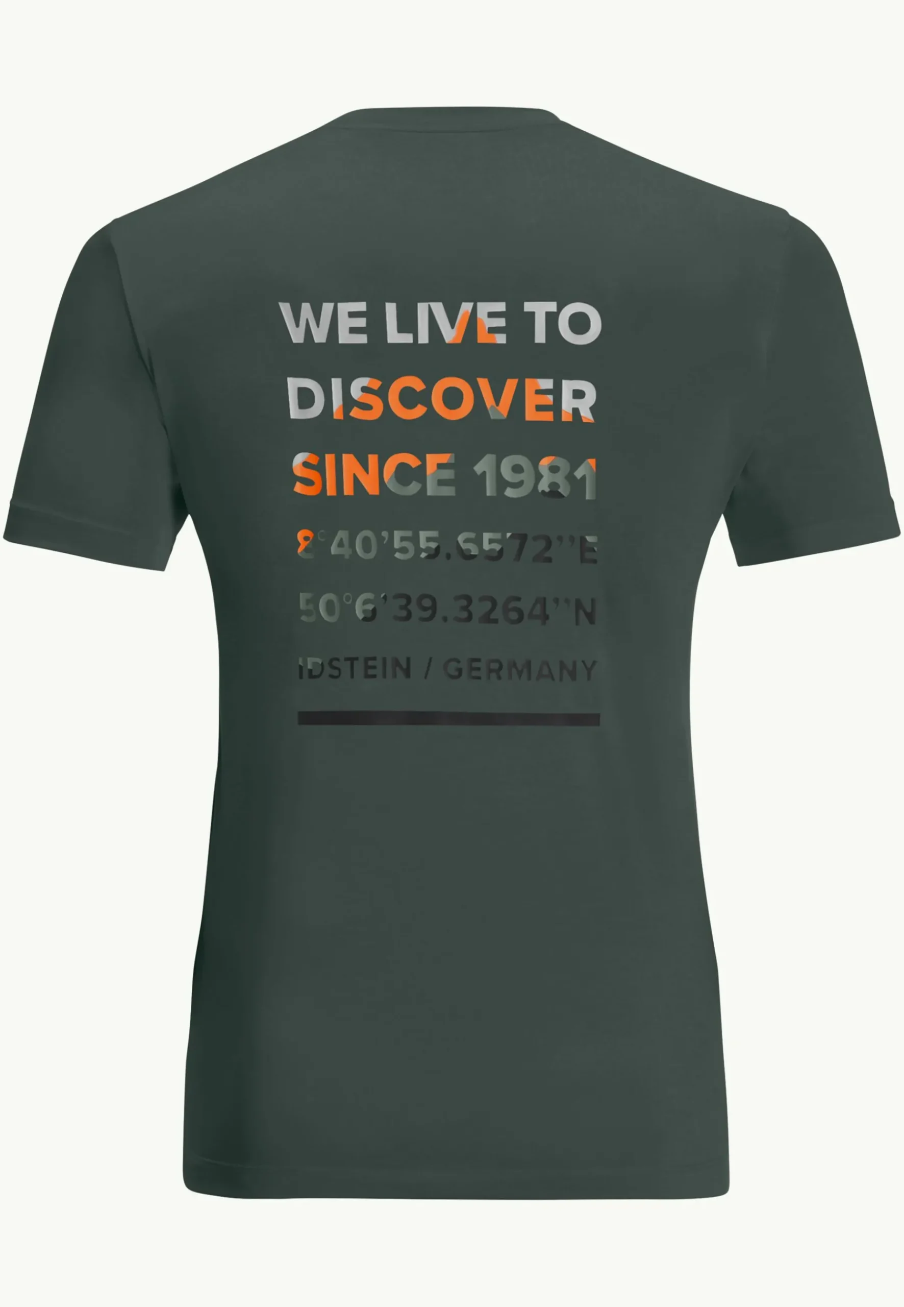 Jack Wolfskin Hiking S/s T M|Heren Wandelen|Functionele Shirts