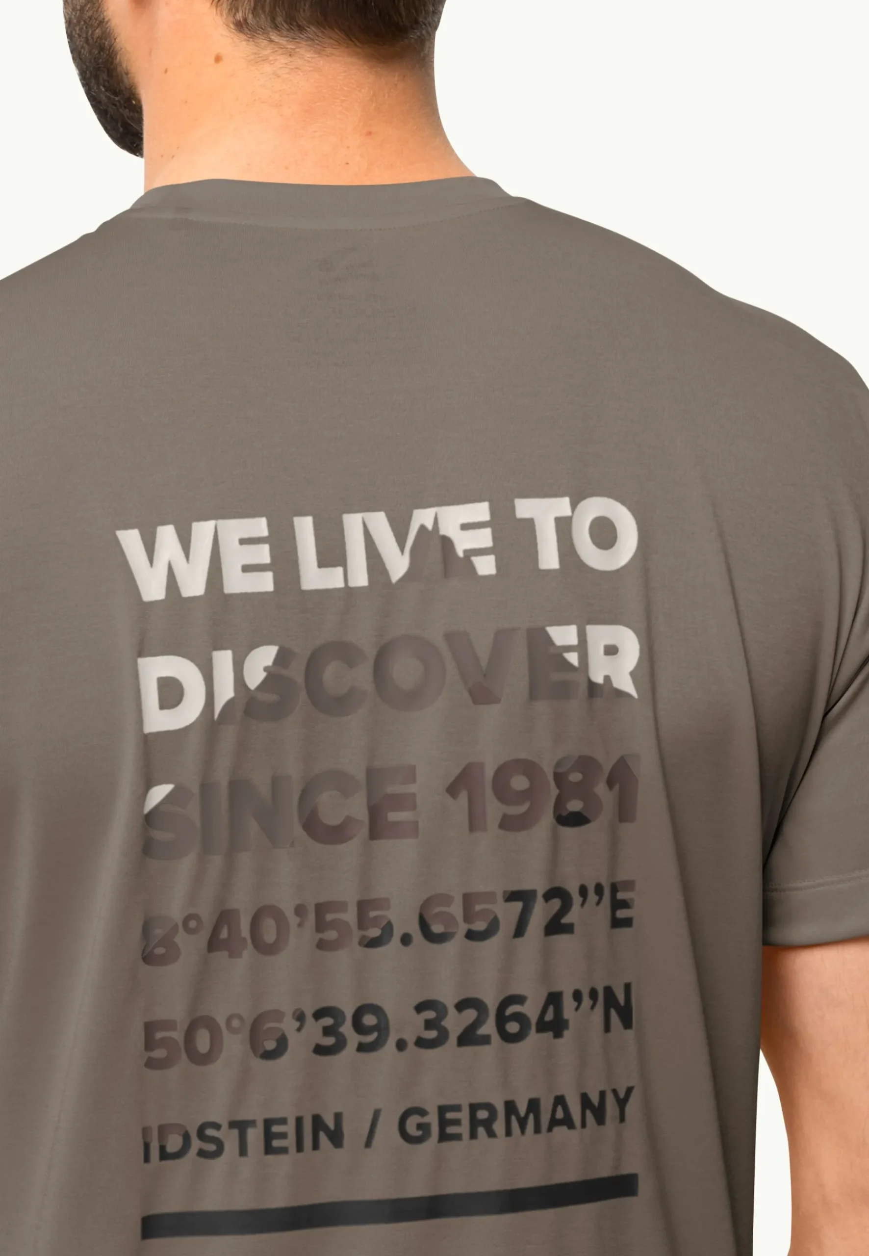 Jack Wolfskin Hiking S/s T M|Heren Wandelen|Functionele Shirts