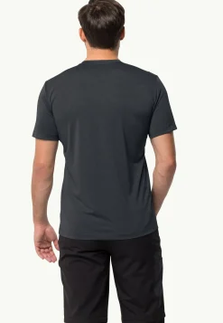 Jack Wolfskin Hiking S/s T M|Heren Wandelen|Functionele Shirts