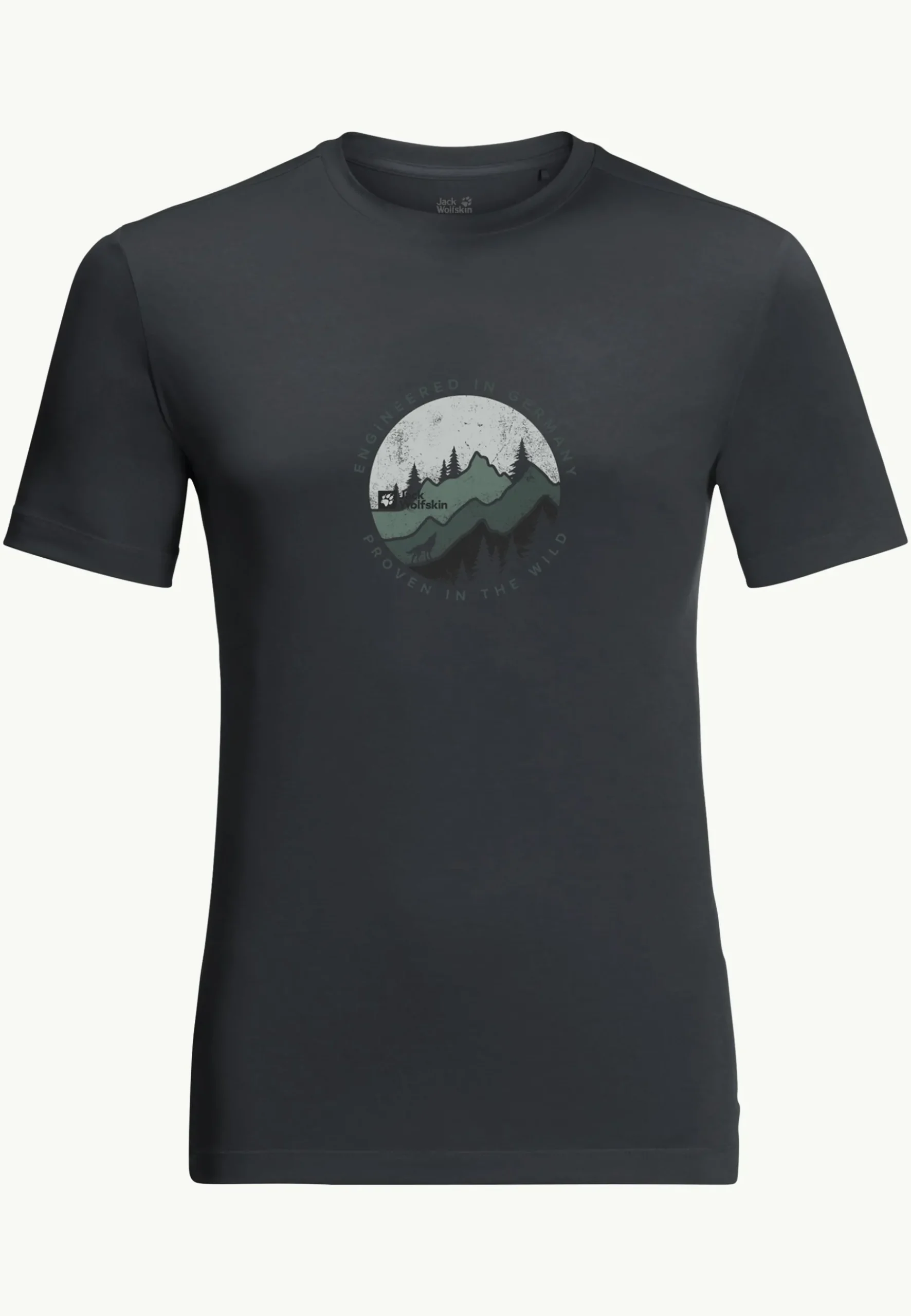 Jack Wolfskin Hiking S/s T M|Heren Wandelen|Functionele Shirts