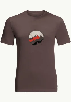 Jack Wolfskin Hiking S/s T M|Heren Wandelen|Functionele Shirts