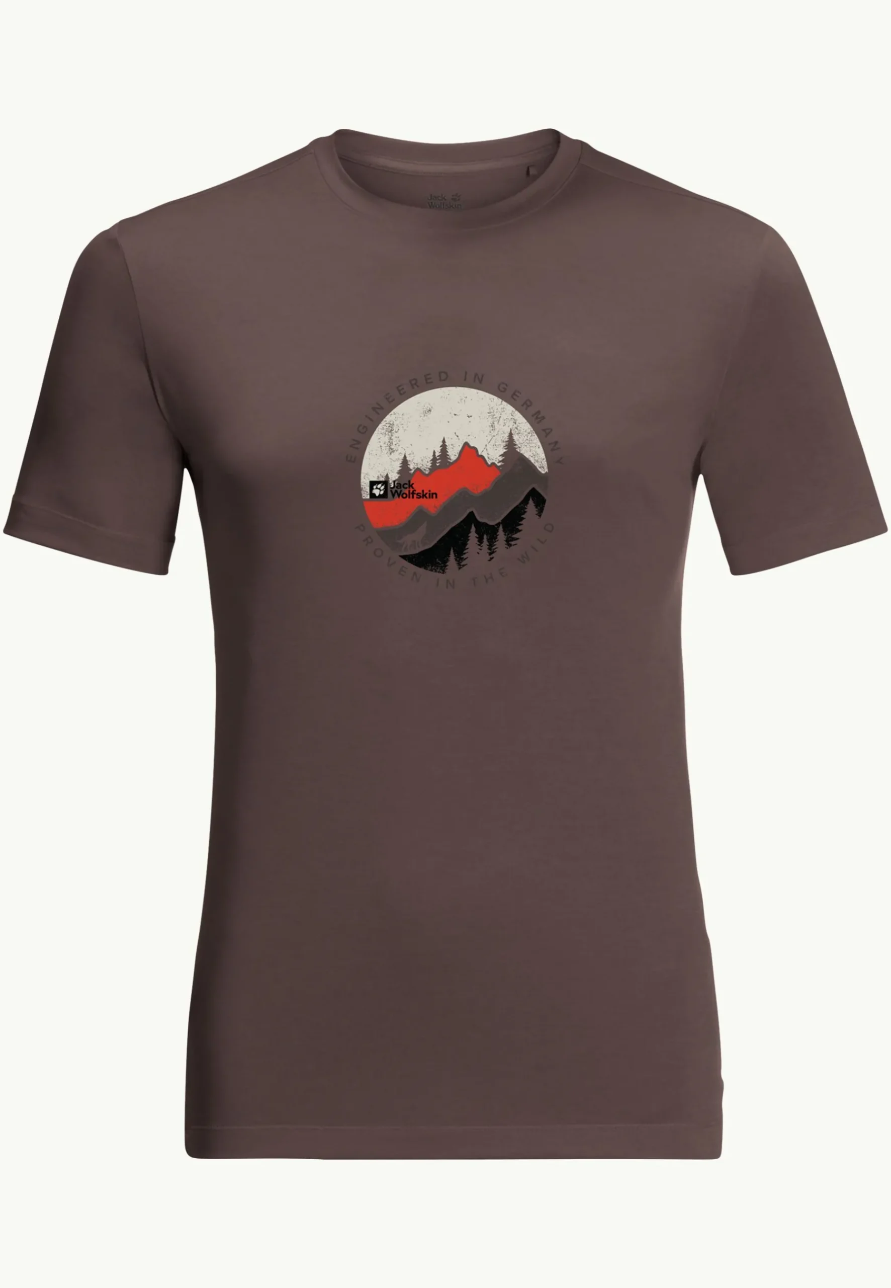 Jack Wolfskin Hiking S/s T M|Heren Wandelen|Functionele Shirts
