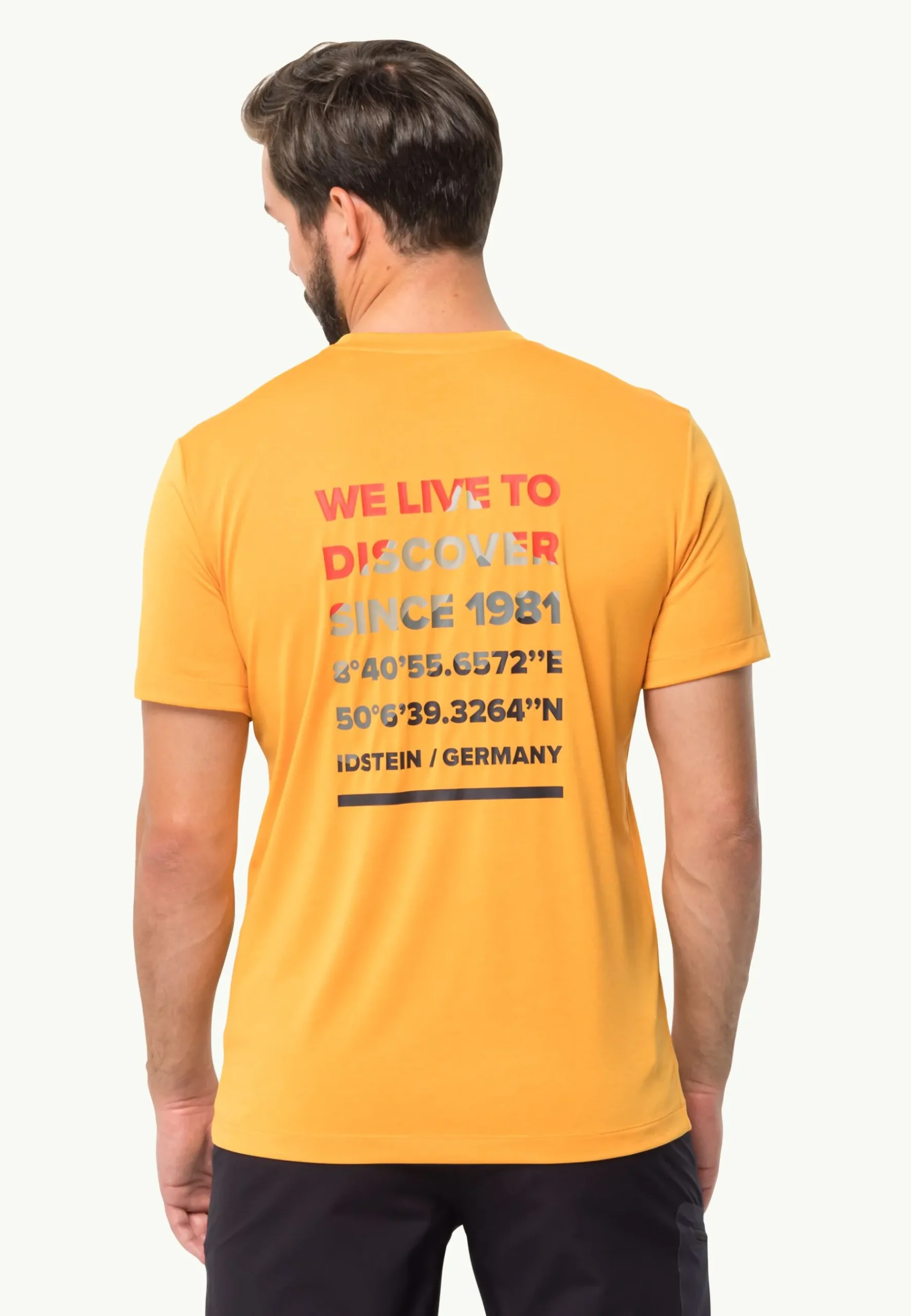 Jack Wolfskin Hiking S/s T M|Heren Wandelen|Functionele Shirts