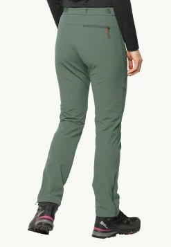 Jack Wolfskin Holdsteig Pants W|DAMES Wandelen|Softshellbroeken