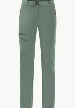 Jack Wolfskin Holdsteig Pants W|DAMES Wandelen|Softshellbroeken
