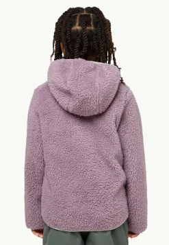 Jack Wolfskin Ice Curl Hood Jacket K|Kinderen Voor- En Najaarsjacks/-Jassen|Fleece
