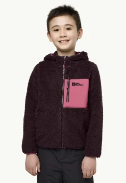 Jack Wolfskin Ice Curl Hood Jacket K|Kinderen Voor- En Najaarsjacks/-Jassen|Fleece