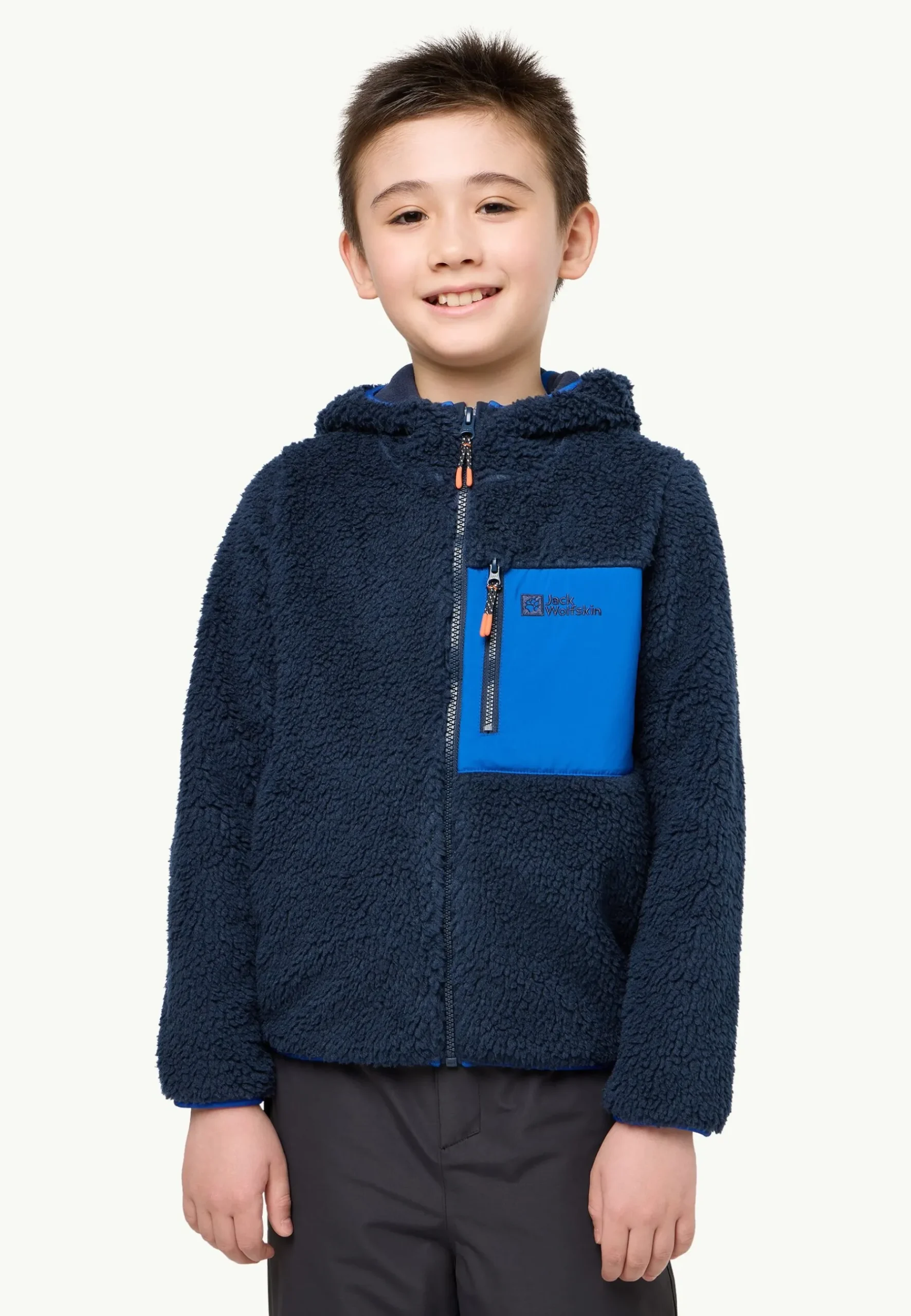 Jack Wolfskin Ice Curl Hood Jacket K|Kinderen Voor- En Najaarsjacks/-Jassen|Fleece