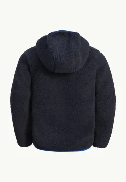 Jack Wolfskin Ice Curl Hood Jacket K|Kinderen Voor- En Najaarsjacks/-Jassen|Fleece