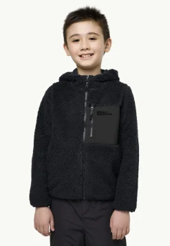 Jack Wolfskin Ice Curl Hood Jacket K|Kinderen Voor- En Najaarsjacks/-Jassen|Fleece