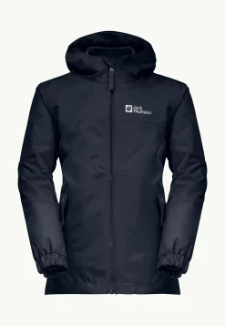 Jack Wolfskin Iceland 3in1 Jacket G|Kinderen Voor- En Najaarsjacks/-Jassen|Winterjacks
